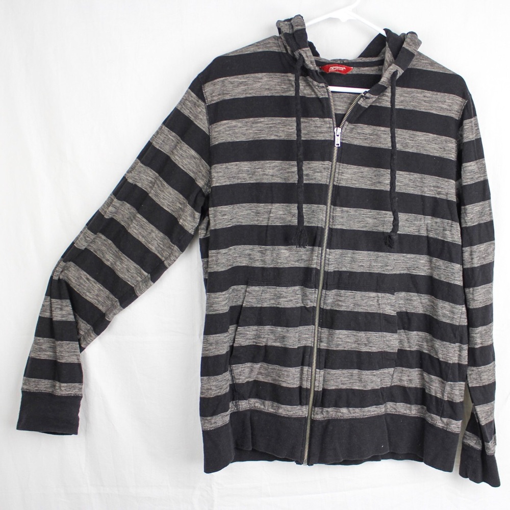 L/S Arizona Brand Striped Hoodie